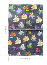 Load image into Gallery viewer, Aussie Parrots Linen Art Tea Towel