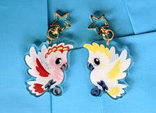 Load image into Gallery viewer, White Cockatoos Acrylic Keychain