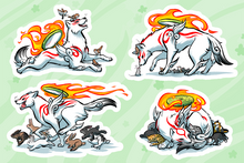 Load image into Gallery viewer, Sun Doggess and Friends Vinyl Sticker Sheet