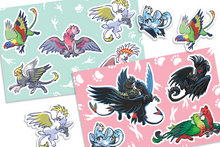 Load image into Gallery viewer, Australian Parrot Griffin Vinyl Sticker Sheets