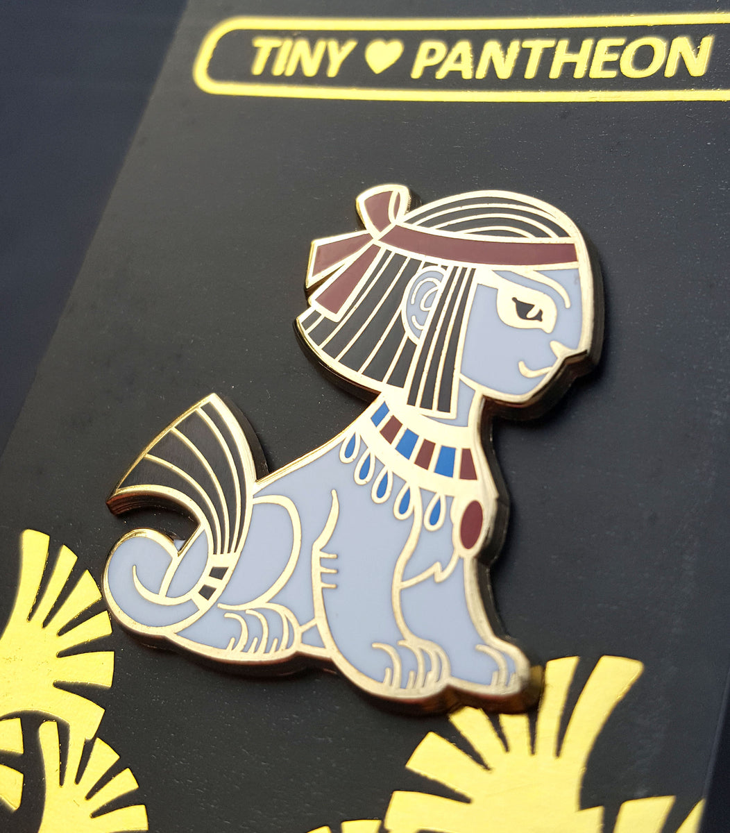 Sphinx Enamel Pin (Tiny Pantheon 2018) – shopmamath