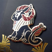 Load image into Gallery viewer, Amun Enamel Pin (TIny Pantheon 2018)