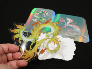 BIG Koi Dragon Vinyl Stickers