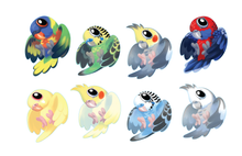 Load image into Gallery viewer, Aussie Parrots Vinyl Sticker Sheets