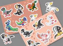 Load image into Gallery viewer, Scree! Mini Raptor Vinyl Sticker Sheets